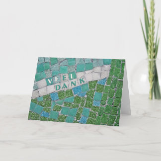 Thank You in Dutch Card