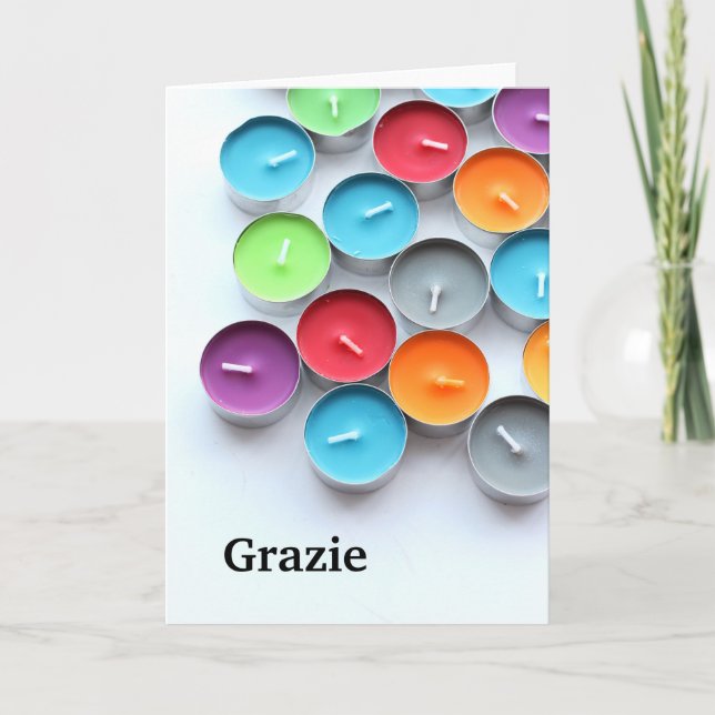 Thank You in Italian (Front)