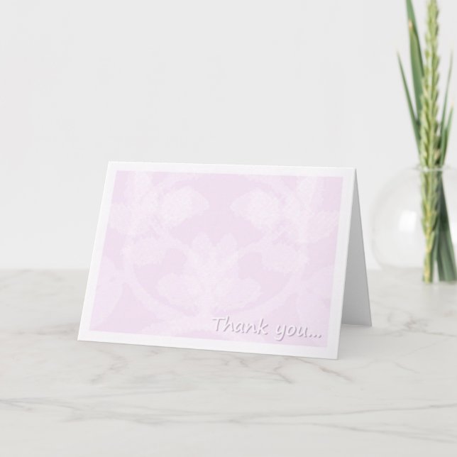 thank you in pink card (Front)