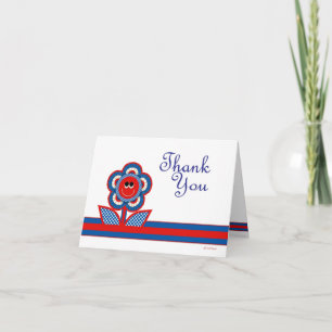 Thank You in Red, White & Blue Card