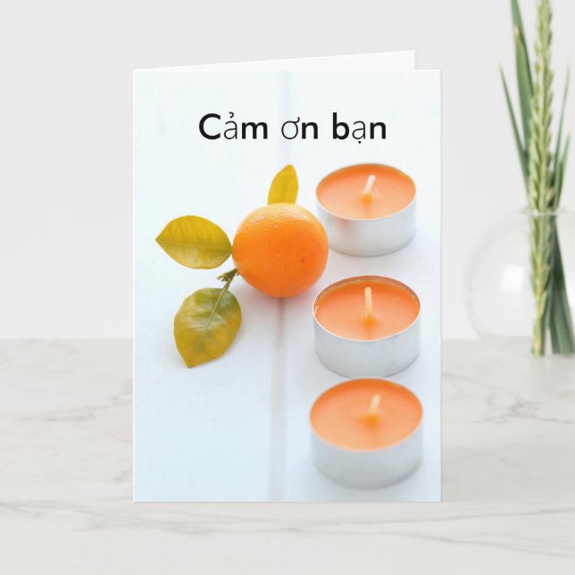 Thank you in Vietnamse (Front)