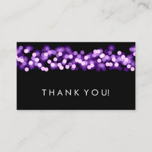 Thank You Insert Purple Hollywood Glam