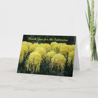 Thank You Interview Card