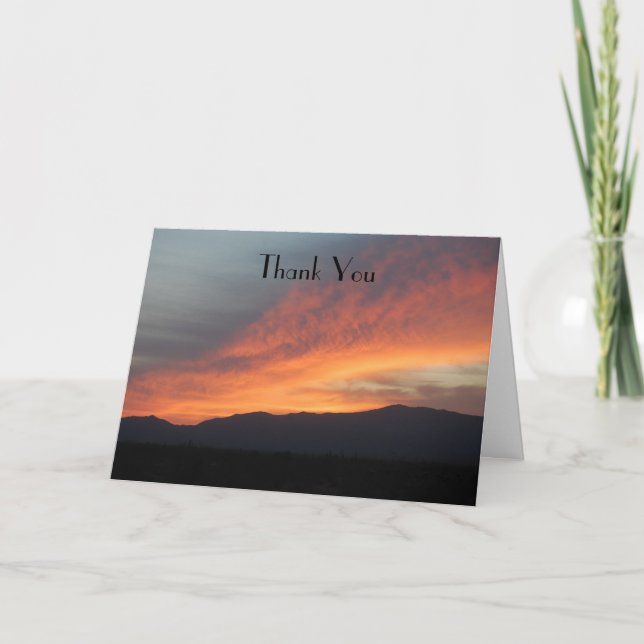 Thank You Interview Card (Front)