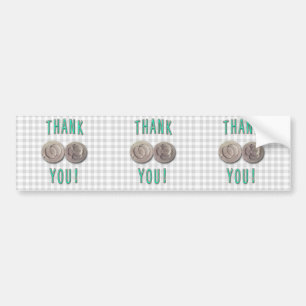 thank you ivf invitro fertilisation embryos bumper sticker