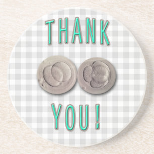 thank you ivf invitro fertilisation embryos coaster