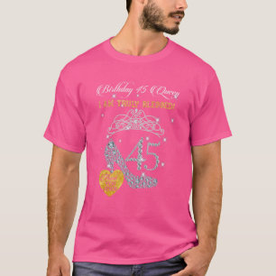 Thank You Jesus Birthday 45 Queen I Am Truly Bless T-Shirt