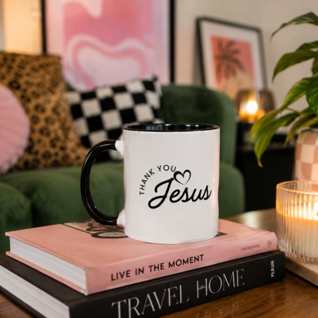 'Thank You Jesus' Daily Devotion Prayer Time Quiet Mug (Creator Uploaded)
