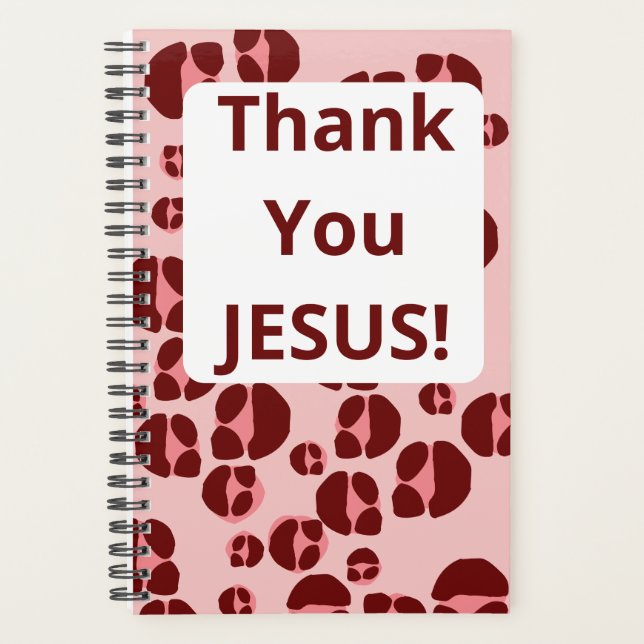 Thank You JESUS Inspirational Planner (Front)