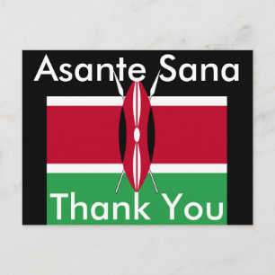 Thank You Kenya Postcard