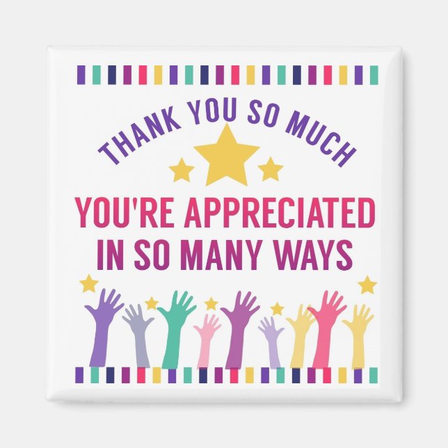 thank YOU KEY WORKERS Magnet (Front)