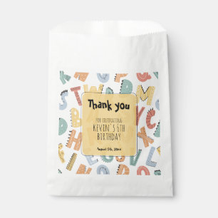 Thank you Kids Girls Boys Birthday Dinosaur Custom Favour Bags
