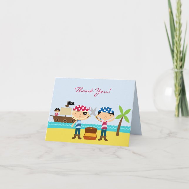 Thank You Kids Greeting Card (Front)
