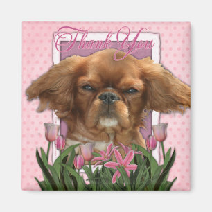 Thank You - King Charles Cavalier - Ruby Magnet