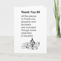 Thank You Kit - a funny thank you poem