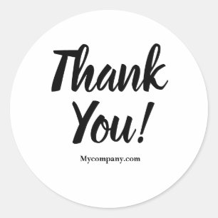 Thank You Labels - Say Thanks with a Sticker
