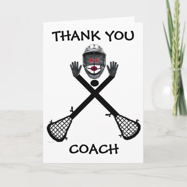 Thank You Lacrosse Coach (Front)