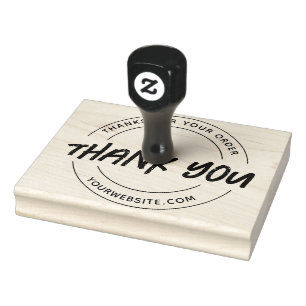 Thank You Large Distressed InkPad & Rubber Stamp