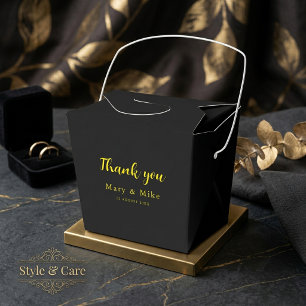 Thank You Large Take Out Favour Box for Any Occasi