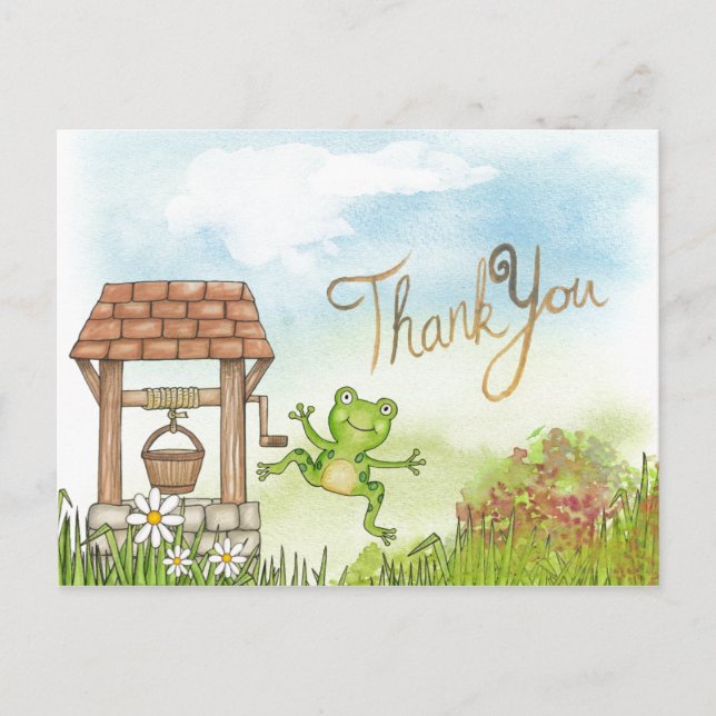 Thank You Leap Frog Postcard (Front)