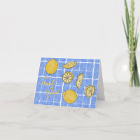 thank you lemons cards