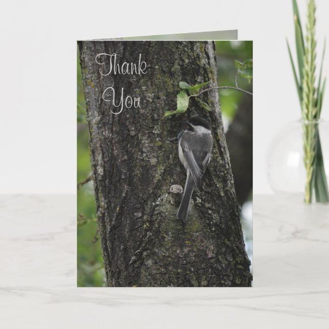 Thank You Little Birdie Cards by Janz (Front)