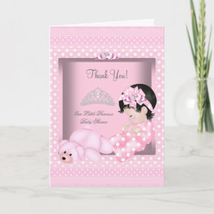 Thank You Little Princess Baby Shower Girl Pink