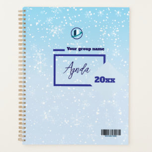 Thank you & Logo & Text personalise Planner