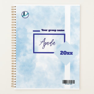 Thank you & Logo & Text personalise Planner