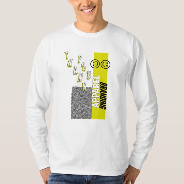 thank you long sleeve t-shirt (Front)