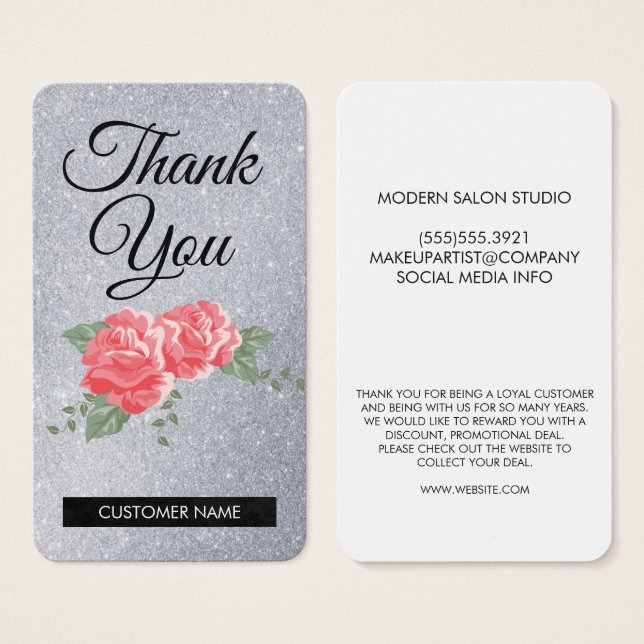 Thank You Loyal Customer (Front & Back)