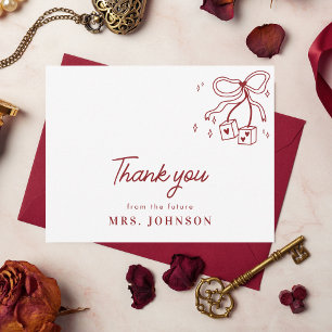 Thank You Lucky in Love Vegas Casino Bridal Shower Card