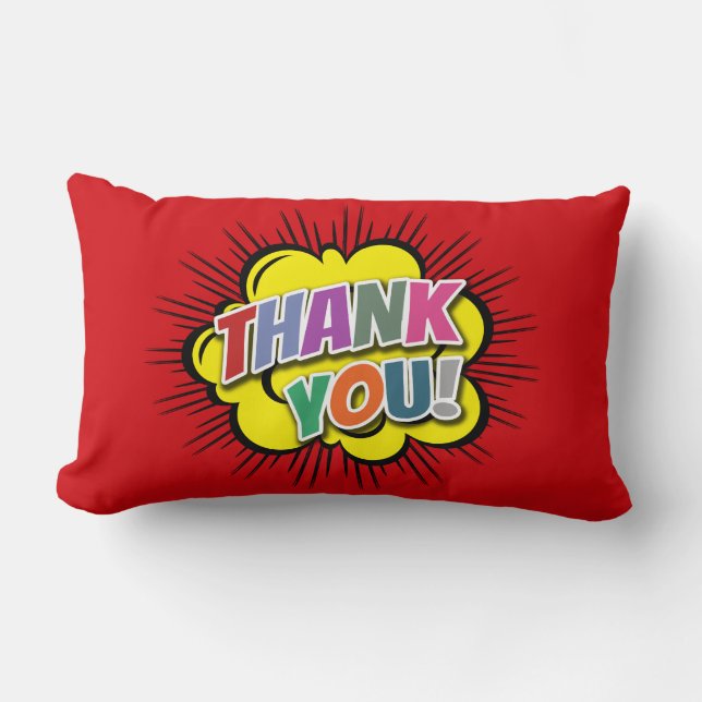 Thank You Lumbar Cushion (Front)