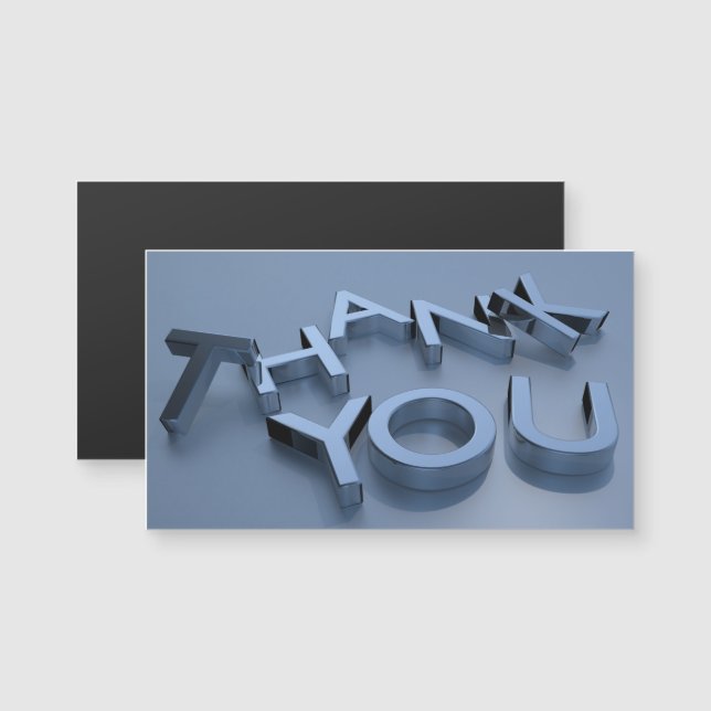 Thank You Magnetic Cards (Front/Back)