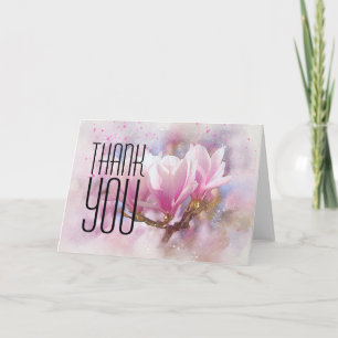 Thank You Magnolia Professional Modern Chic Card