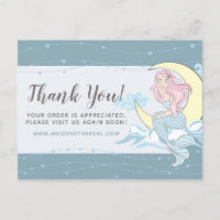 Thank You Mermaid Moon & Stars Mystical Boutique