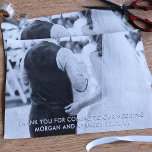 Thank You Message Wedding Photo Tissue Paper<br><div class="desc">Upload your favourite photo and add a single line of thank you text and use wrap your Thank You gifts. Can be used for any photo and not just for weddings.</div>