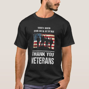 Thank You Military Veterans Veterans Day T-Shirt