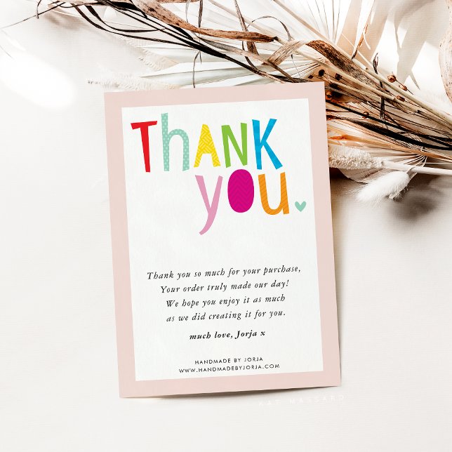 THANK YOU modern bright fun colourful typography (Creator Uploaded)