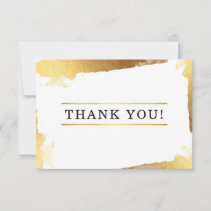 THANK YOU modern luxe gilded gold edges