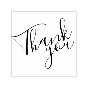 'Thank You' Modern Script Self-inking Stamp