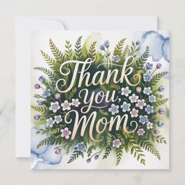 Thank You, Mom Card (Front)