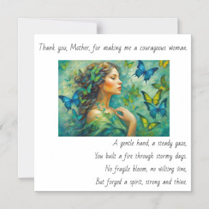 Thank you, Mother Poem Magnetic Card