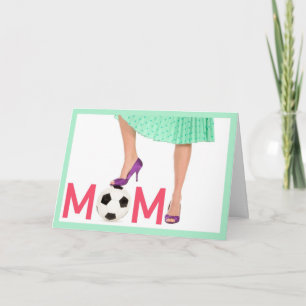 Thank You - Mother's Day - Soccer Team Mum Card