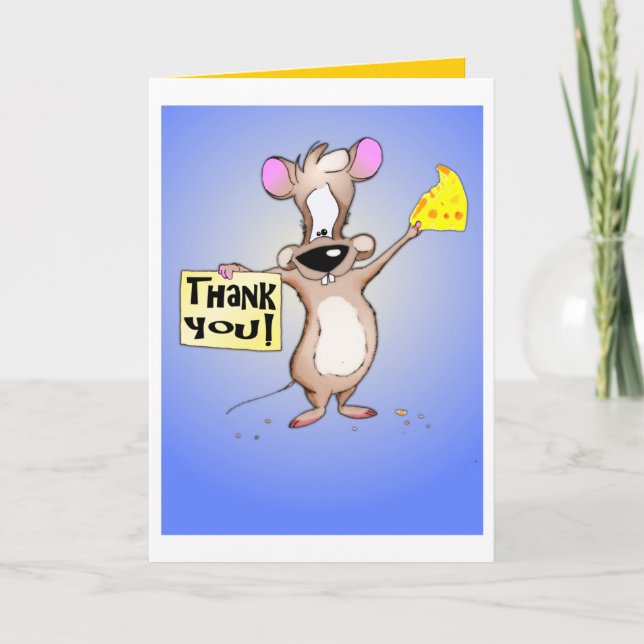 Thank You Mouse Card (Front)