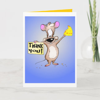 Thank You Mouse Card