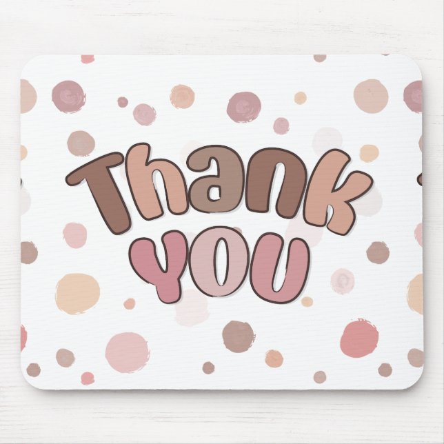 Thank you  mouse pad (Front)