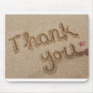 Thank you mouse pad