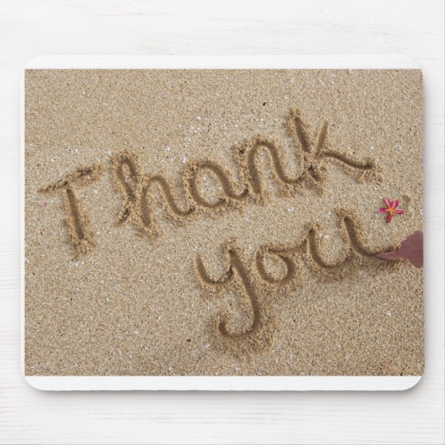 Thank you mouse pad (Front)