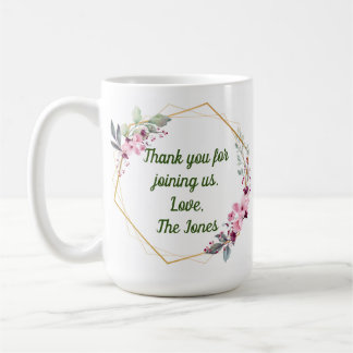 Thank You Mug, Mug Gift, Wedding Favours